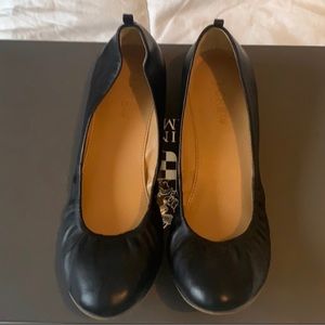JCrew leather ballerinas.